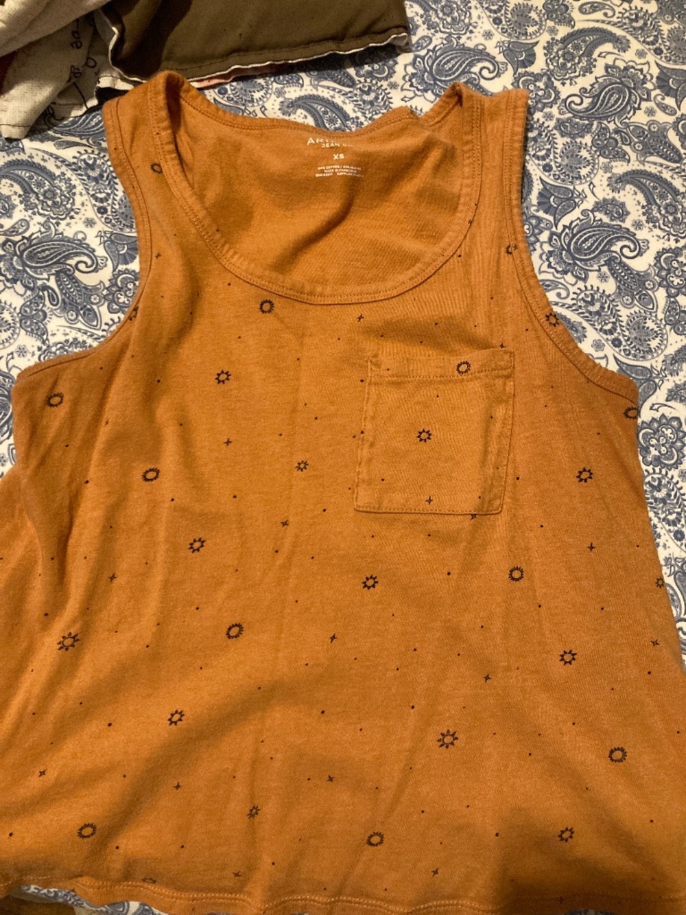 Burnt orange tanktop